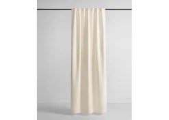 Adalee Velvet Curtain Panel 96" Ivory