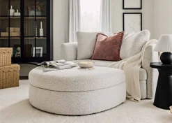 Alma Chair and Ottoman Set -Cali Snow