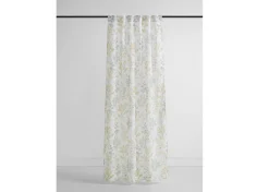 Amalia Meadow Sheer Curtain Panel 96" Ivory/Multi