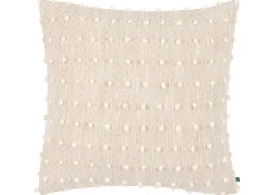 Aniel Cotton Pillow 20x20 Sand/Ivory