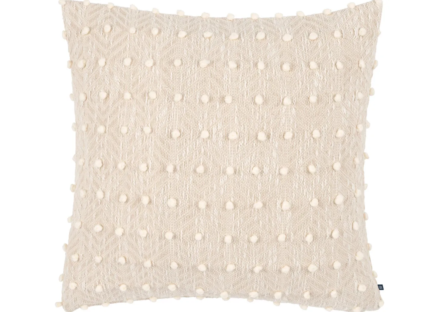 Aniel Cotton Pillow 20x20 Sand/Ivory