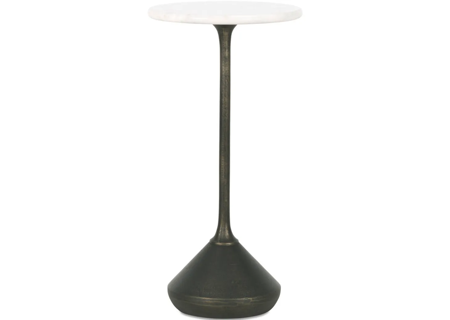 Banks Recycled Metal Accent Table -Bronze
