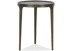 Bautista Recycled Metal Accent Table 16" -Bronze