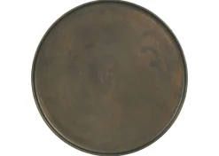 Bautista Recycled Metal Accent Table 16" -Bronze