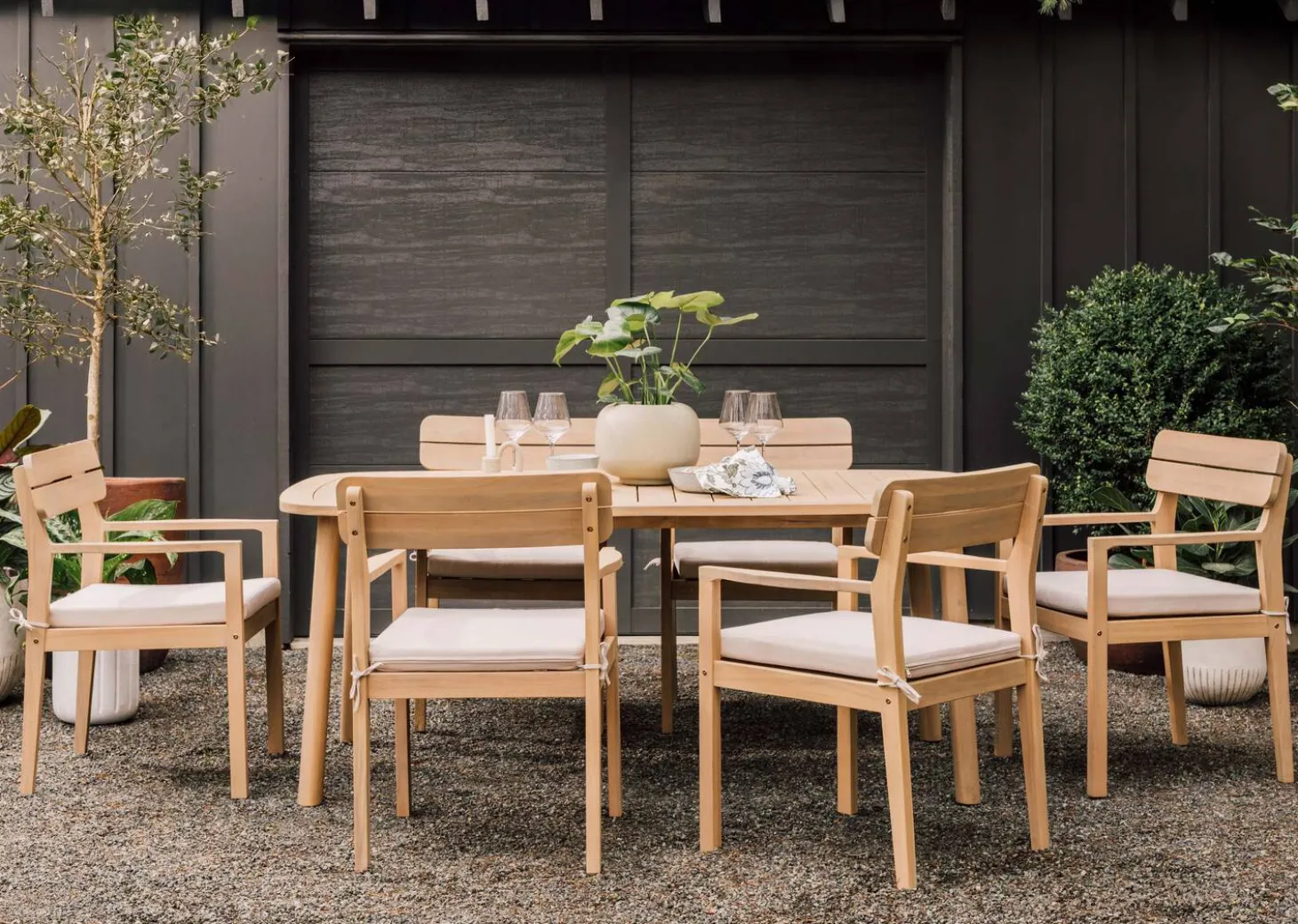 Cabrie 72 Outdoor Dining Table -Natural