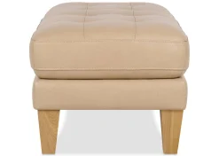 Carson Leather Ottoman
