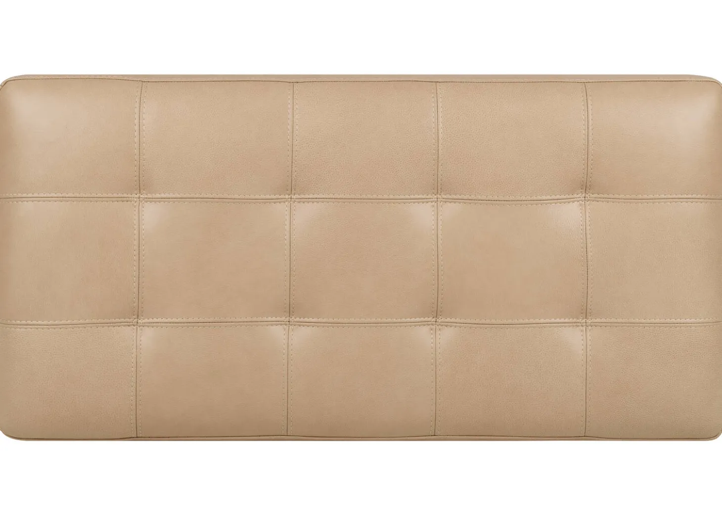 Carson Leather Ottoman
