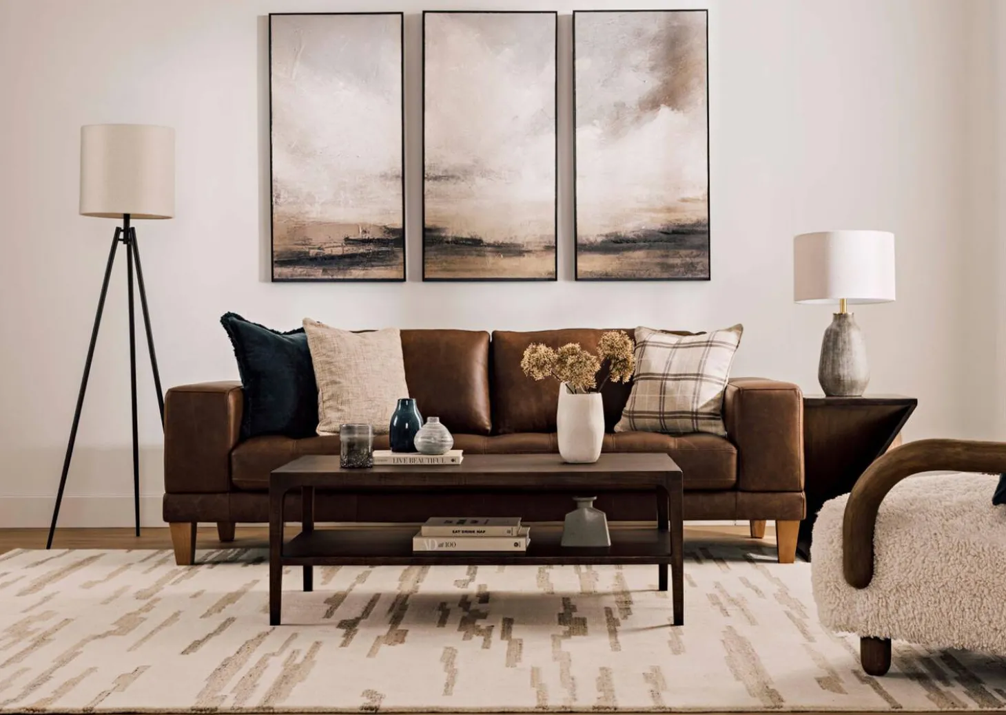 Carson Leather Sofa