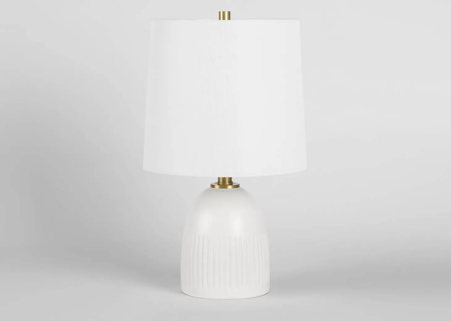 Chance Table Lamp Short White