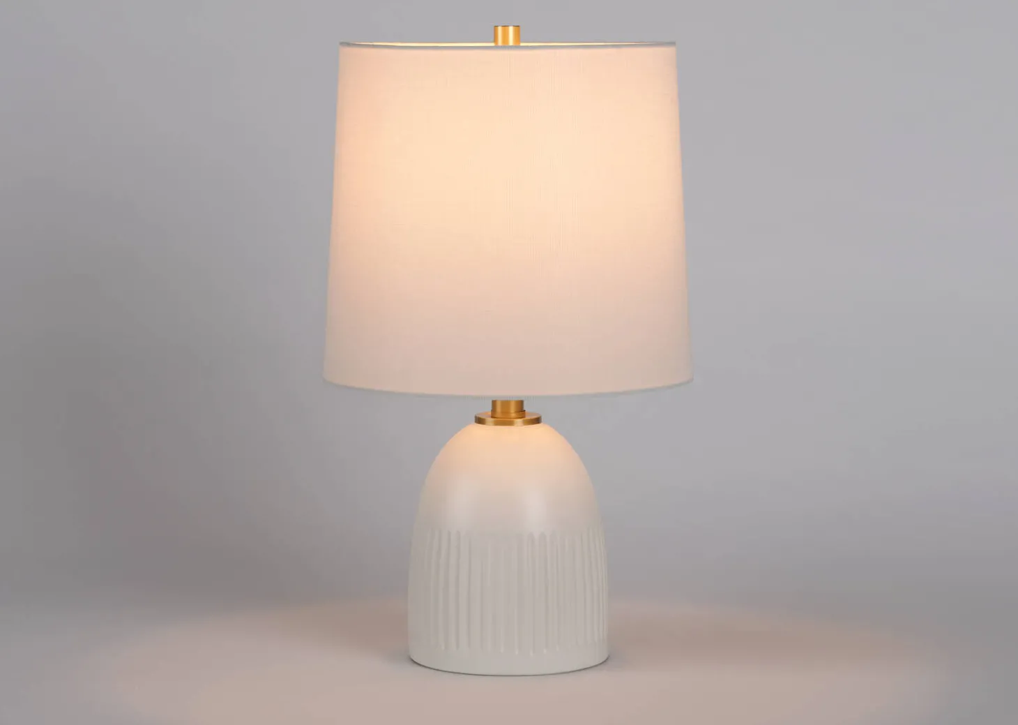 Chance Table Lamp Short White