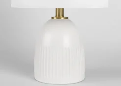 Chance Table Lamp Short White