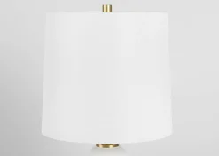 Chance Table Lamp Short White