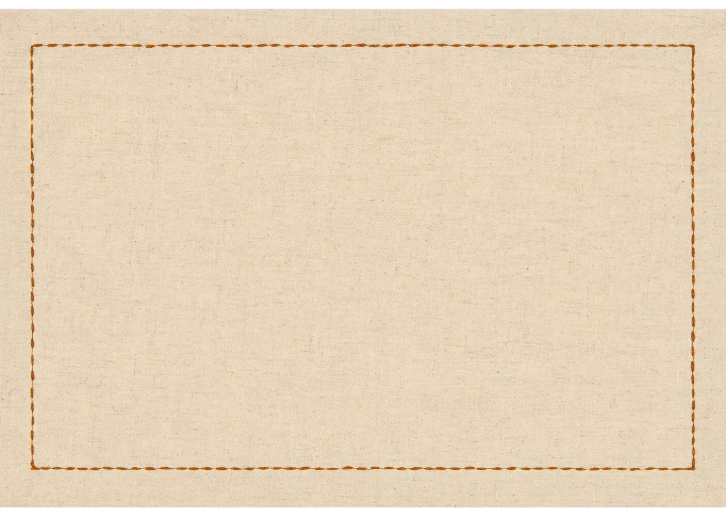 Crinkle Stitched Placemat Natural