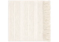 Cyrus Cotton Throw Ivory