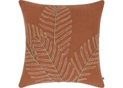 Delfina Leaf Pillow 20x20 Rust/Savanna