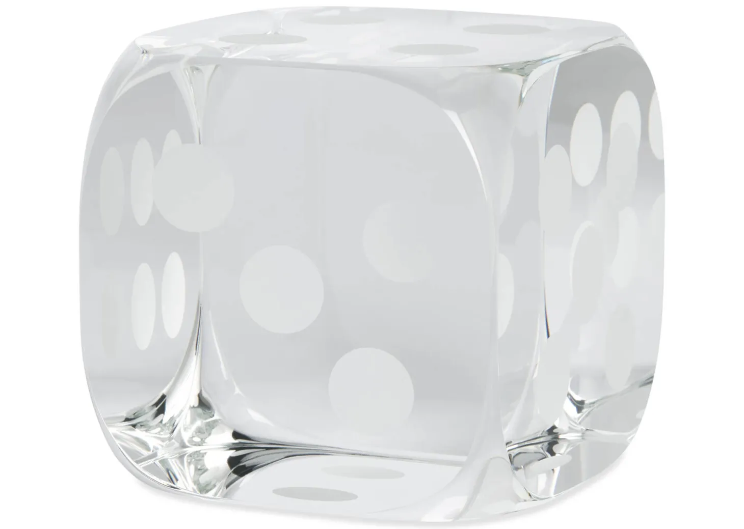 Dice Decor Clear