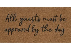 Dog Must Approve Doormat Natural