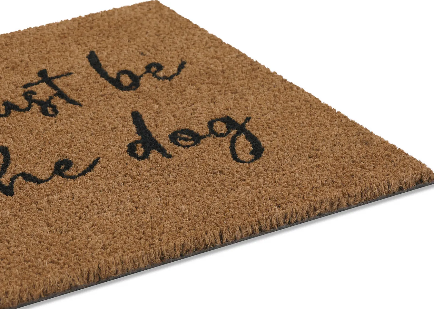 Dog Must Approve Doormat Natural