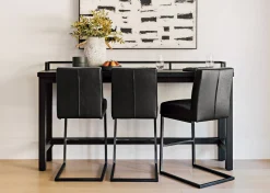 Dougal Reclaimed Wood Counter Console Table (71")