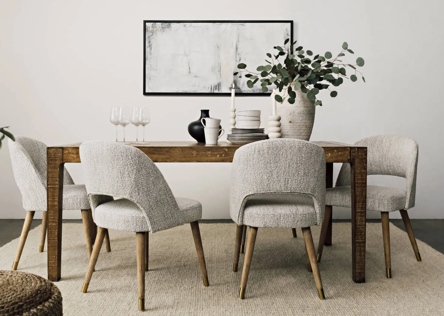 Dundas Dining Table & Jerusha Dining Chairs