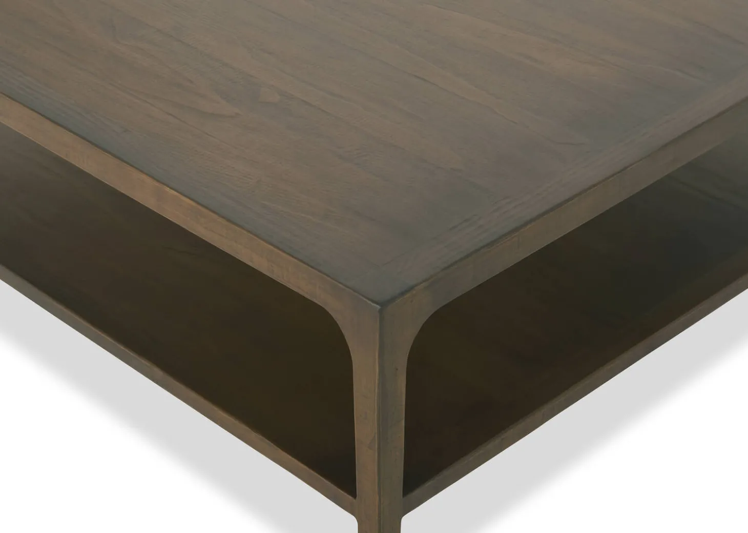 Dundas Reclaimed Wood Square Coffee Table -Hughes Umber