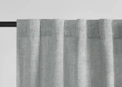 Essie Curtain Panel 96" Lt. Grey/Ivory