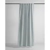 Essie Curtain Panel 96" Lt. Grey/Ivory