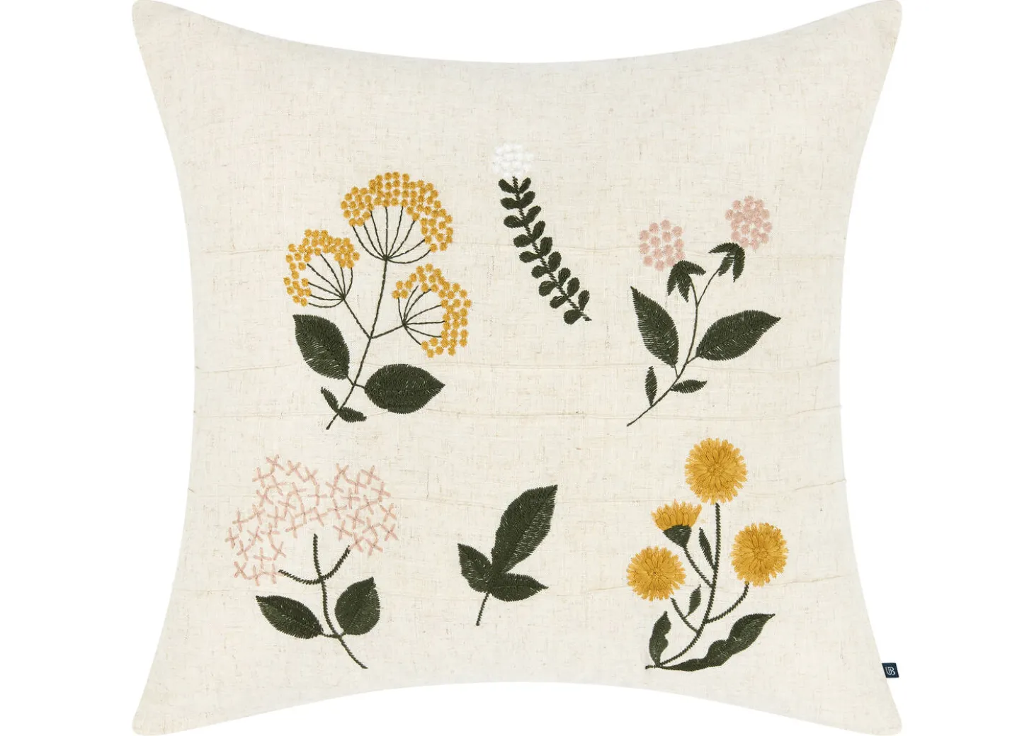 Flora Pillow 20x20 Ivory/Multi