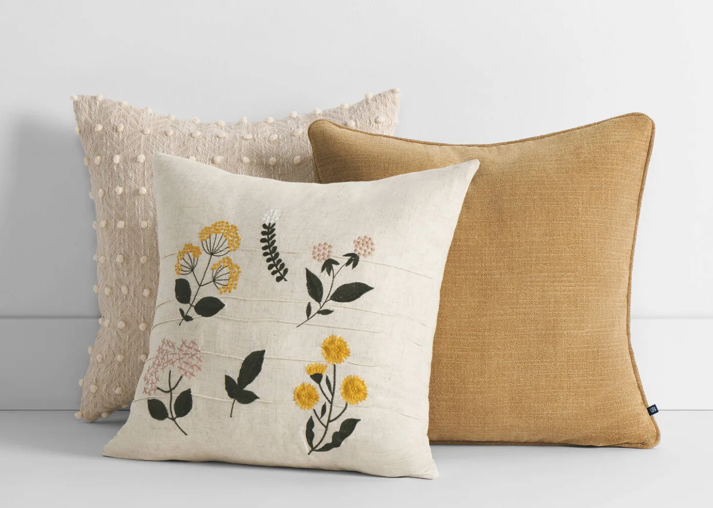 Flora Pillow 20x20 Ivory/Multi