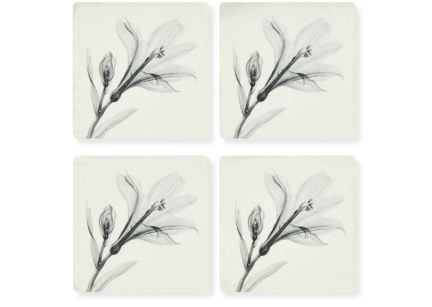 Floral Coaster Set