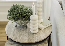 Gael Recycled Metal Nesting Table Set
