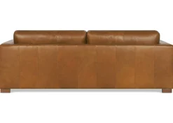 Gaetano Leather Sofa -Saddle Tan