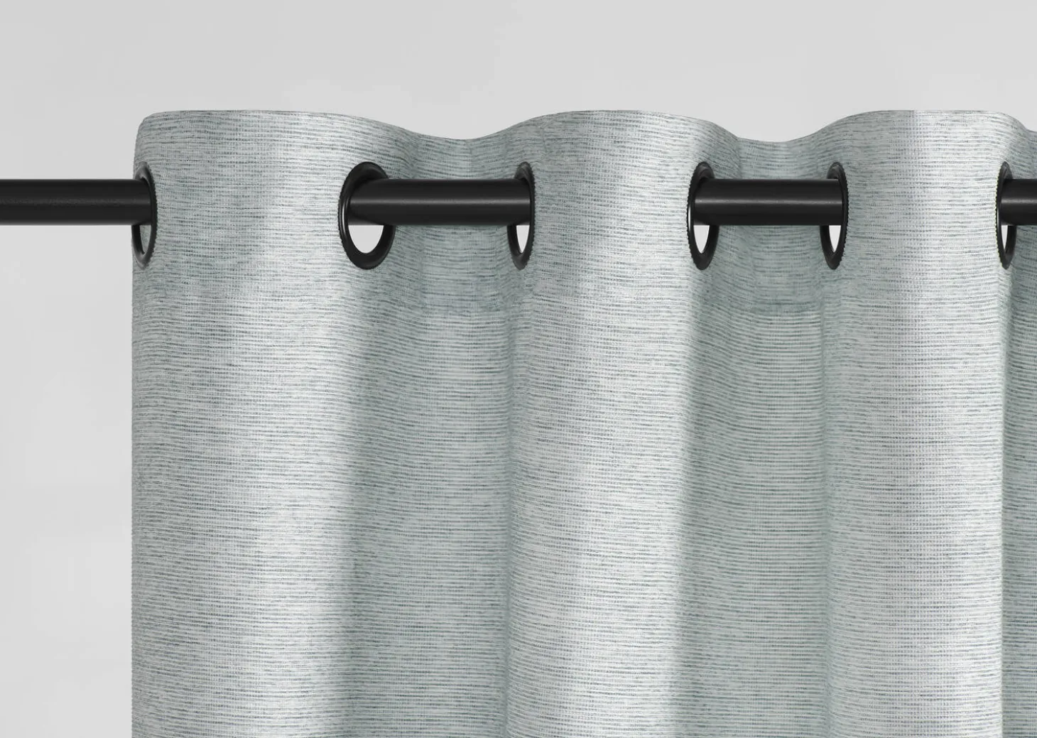 Gareth Curtain Panel 96" Blue