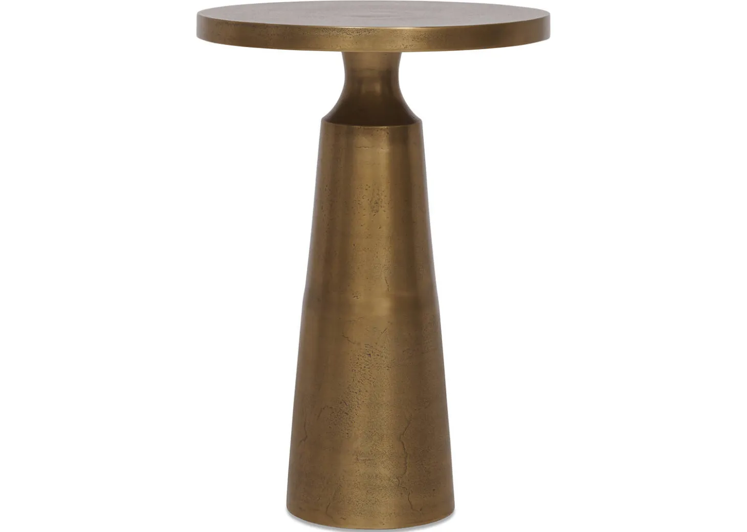 Gershwin Recycled Metal Accent Table -Brass