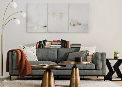 Gershwin Recycled Metal Round Coffee Table
