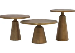Gershwin Recycled Metal Round Coffee Table