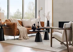Gershwin Recycled Metal Round Coffee Table