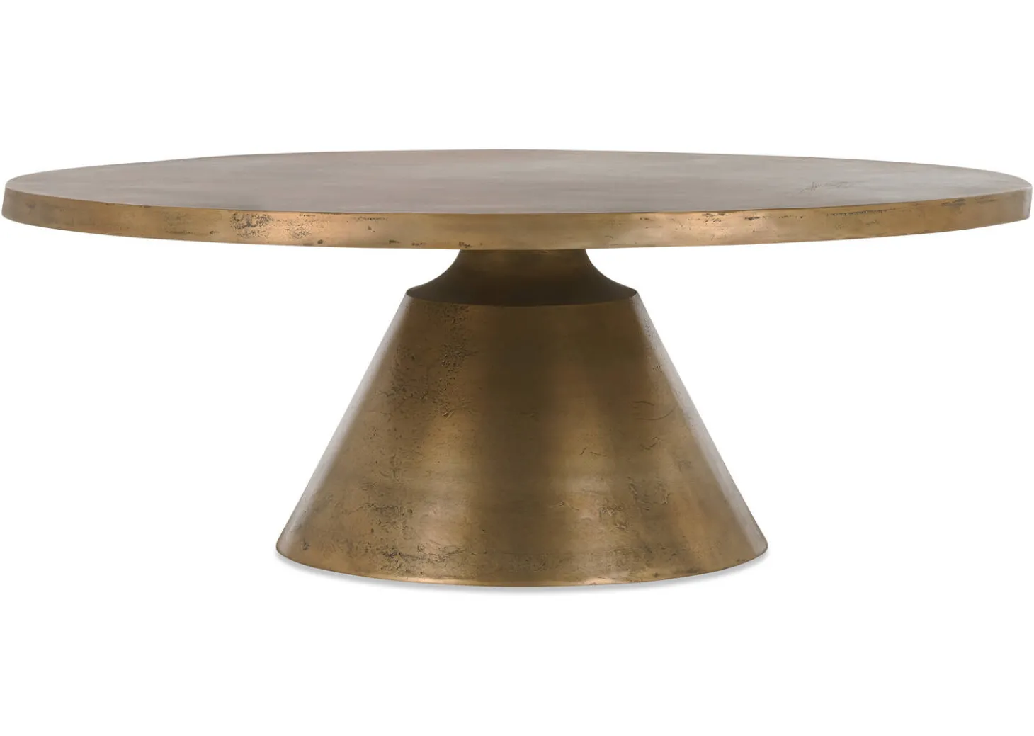 Gershwin Recycled Metal Round Coffee Table