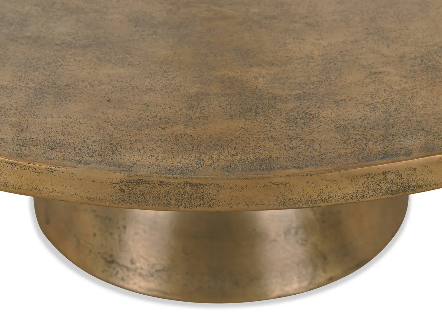 Gershwin Recycled Metal Round Coffee Table