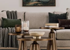 Gershwin Recycled Metal Side Table 20"