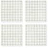 Gingham Coaster Set