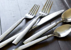 Hammered 5-Piece Cutlery Set
