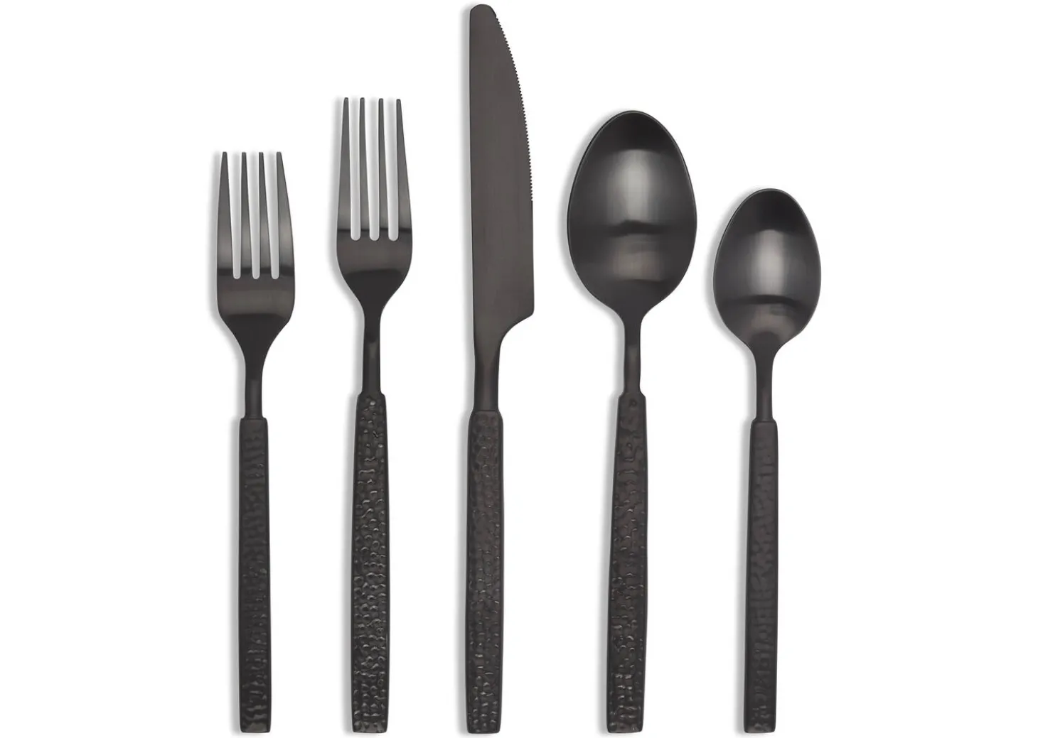 Hammered 5-Piece Cutlery Set