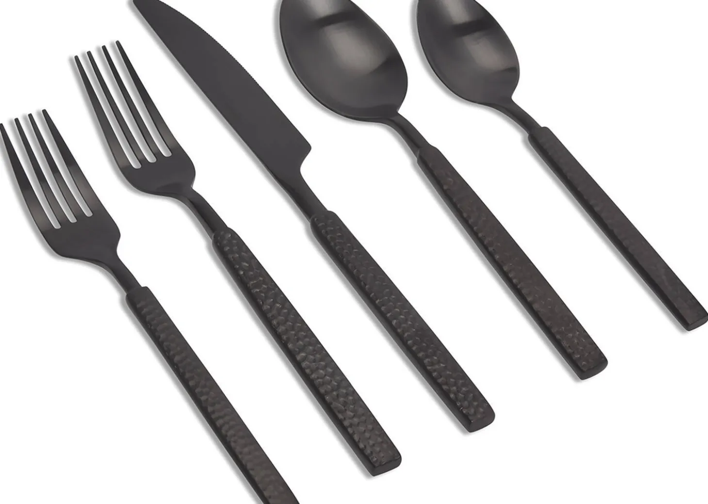 Hammered 5-Piece Cutlery Set