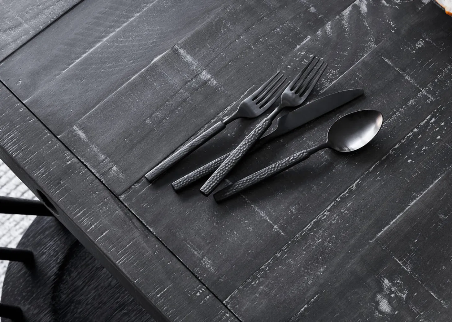 Hammered 5-Piece Cutlery Set