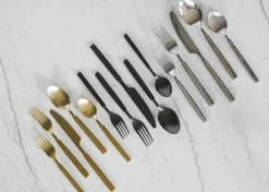 Hammered 5-Piece Cutlery Set