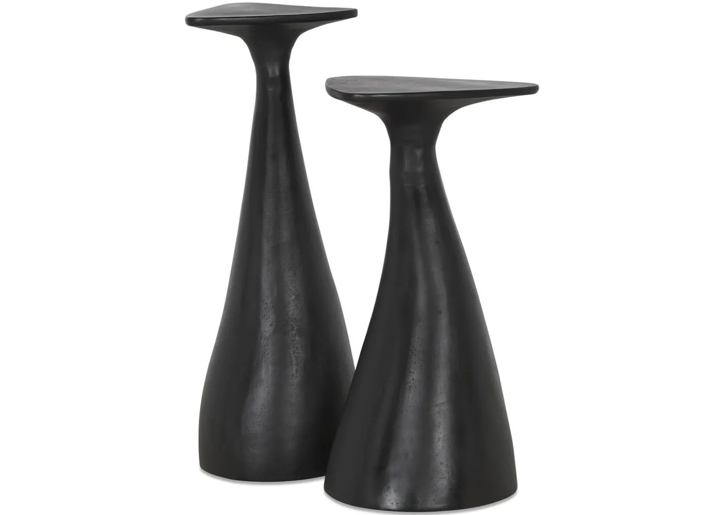 Higgins Recycled Metal Accent Table Short -Bronze