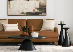 Higgins Recycled Metal Accent Table Tall -Bronze