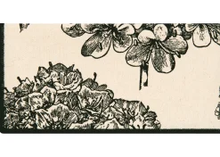 Hydrangea Napkin Set of 6 Natural/Black