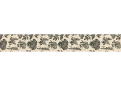 Hydrangea Table Runner Natural/Black